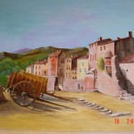 Peinture Village Corse