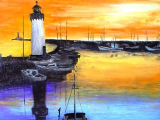 Peinture phare breton